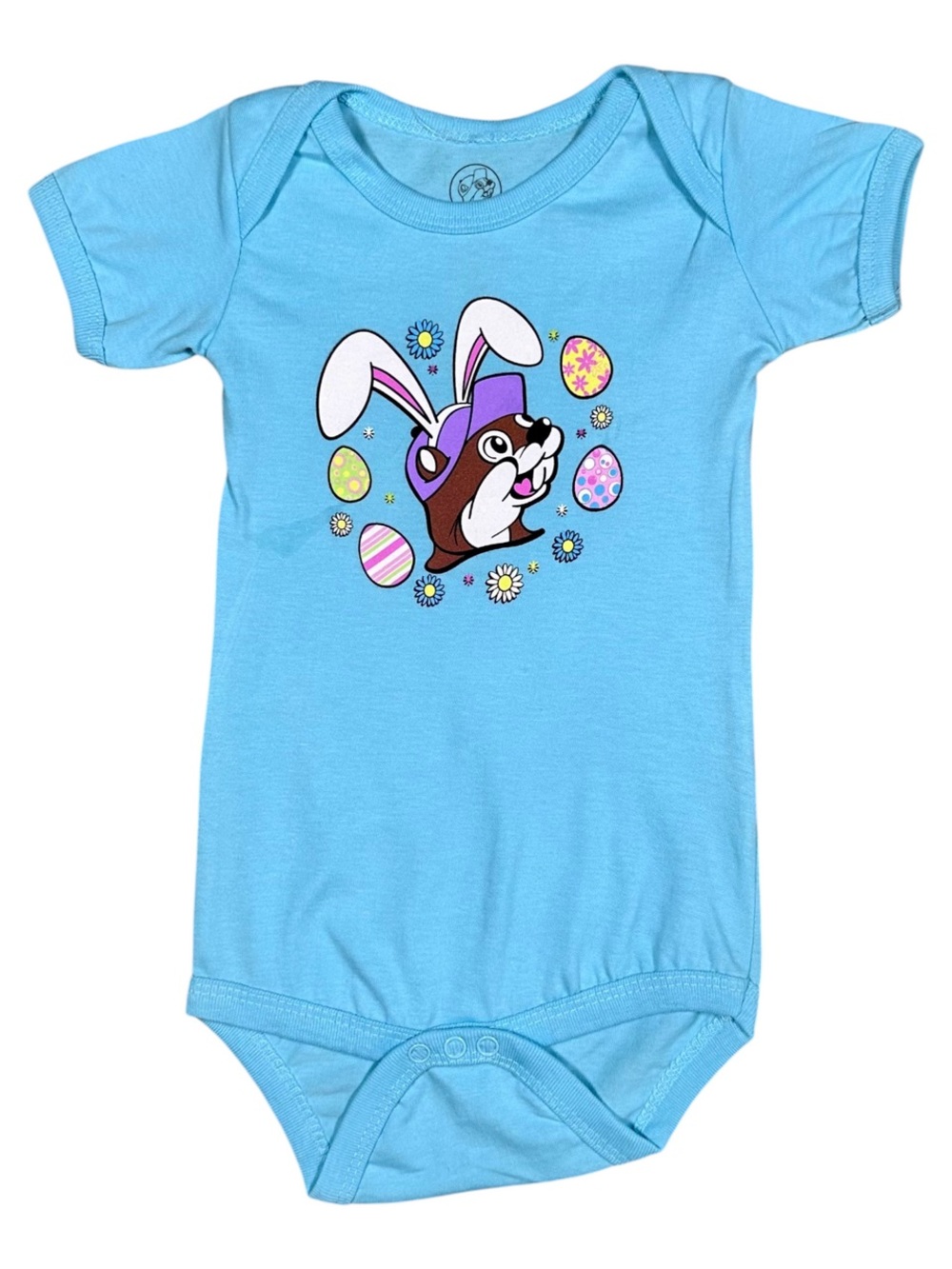Buc-ee's Easter 2026 Light Blue Infant Onesie
